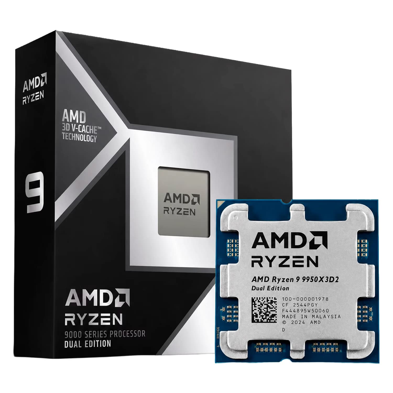 Acessório · AMD Processador AMD Ryzen 9-9950X3D2 Socket AM5 16 Core 32 Threads 4.3GHz e 5.6GHz Turbo Cache 208MB