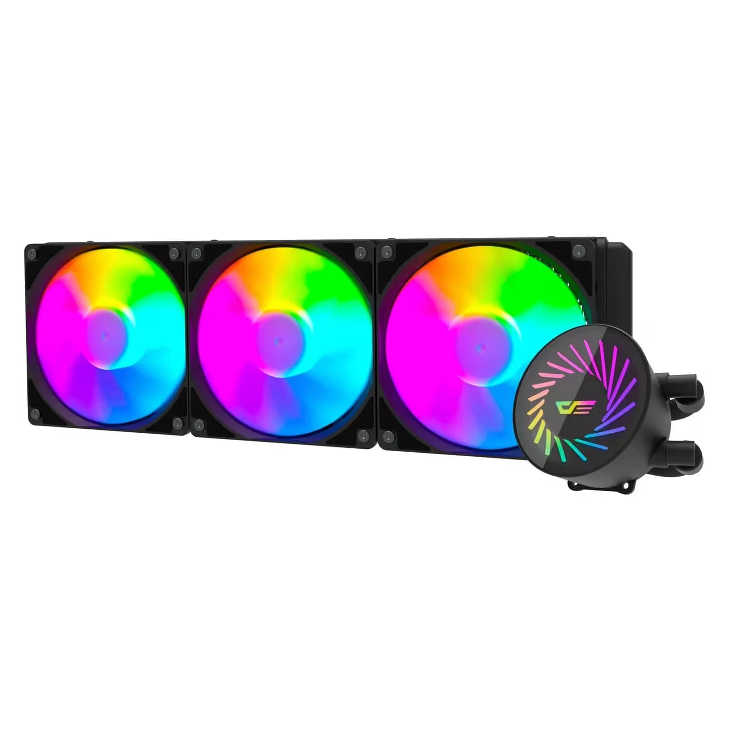 Acessório · AMD Water Cooler para Processador Aigo darkFlash Radiant DC360 ARGB - Preto