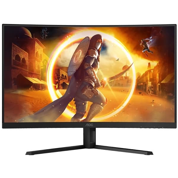 Acessório · AOC Monitor Gamer Curvo AOC CQ32G4VE de 31.5" QHD 16:9 180Hz 0.5 ms com DisplayPort HDMI