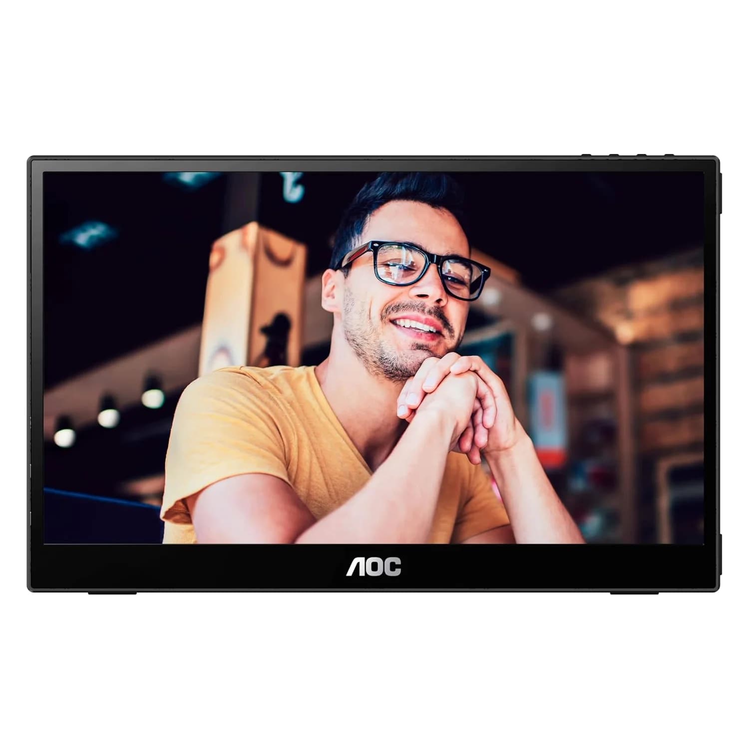Acessório · AOC Monitor Portátil AOC 16T3E 15.6" Full HD 60Hz USB-C - Preto