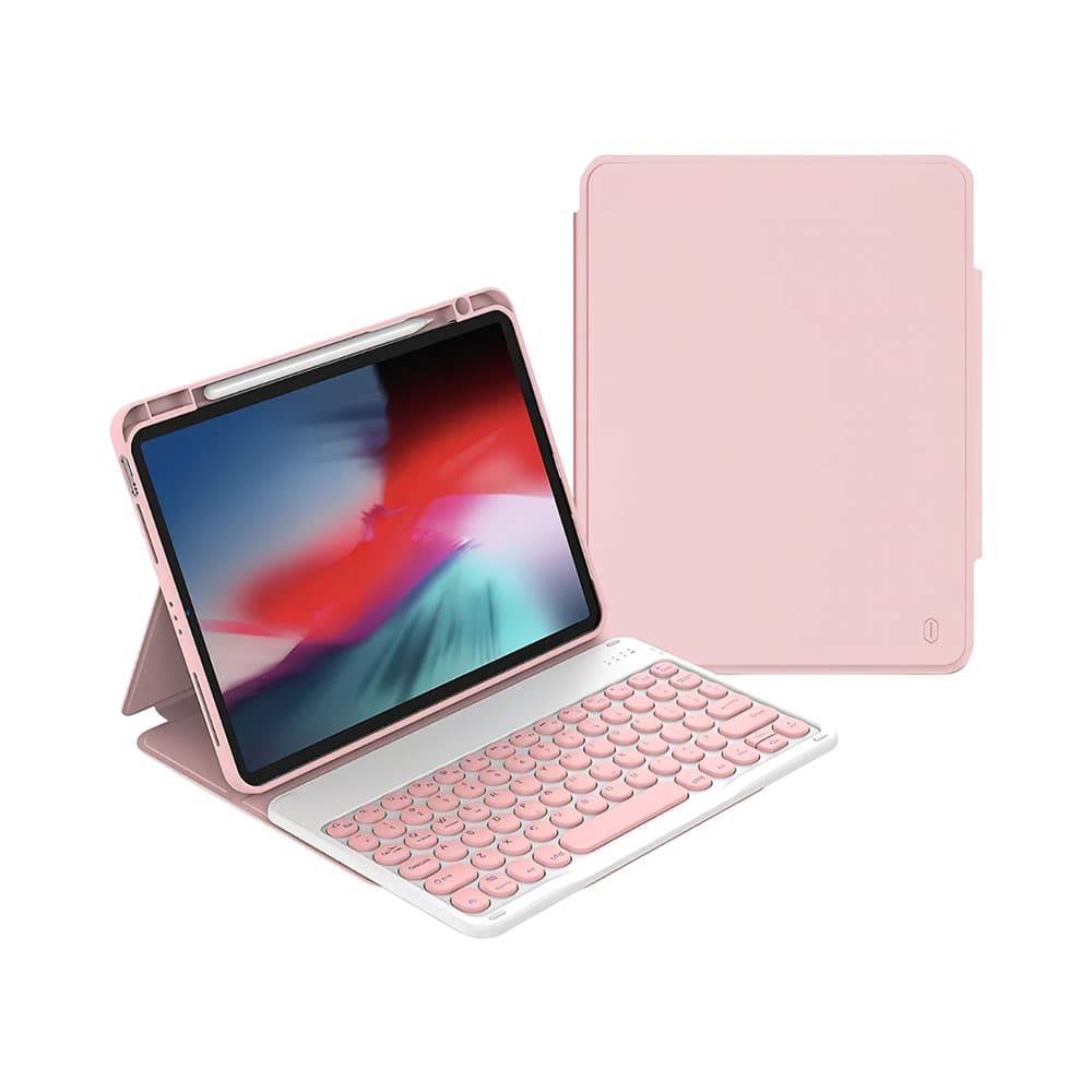 Apple Funda Con Teclado Wiwu Para Ipad 10.9/11" Rosa