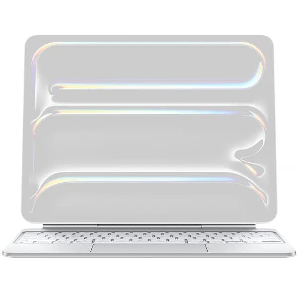 Apple Teclado Apple Magic Keyboard A2974 MWR43LL para iPad Pro de 13" (M5) - Branco (Inglês)