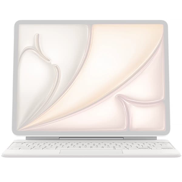 Apple Teclado Apple Magic Keyboard A3340 MDFW4LL para iPad Air 13" (M4) - Branco (Inglês)