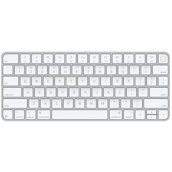 Apple Teclado Sem Fio Apple Magic Keyboard with Touch ID A3118 MXCK3LL Inglês com Bluetooth - Prata