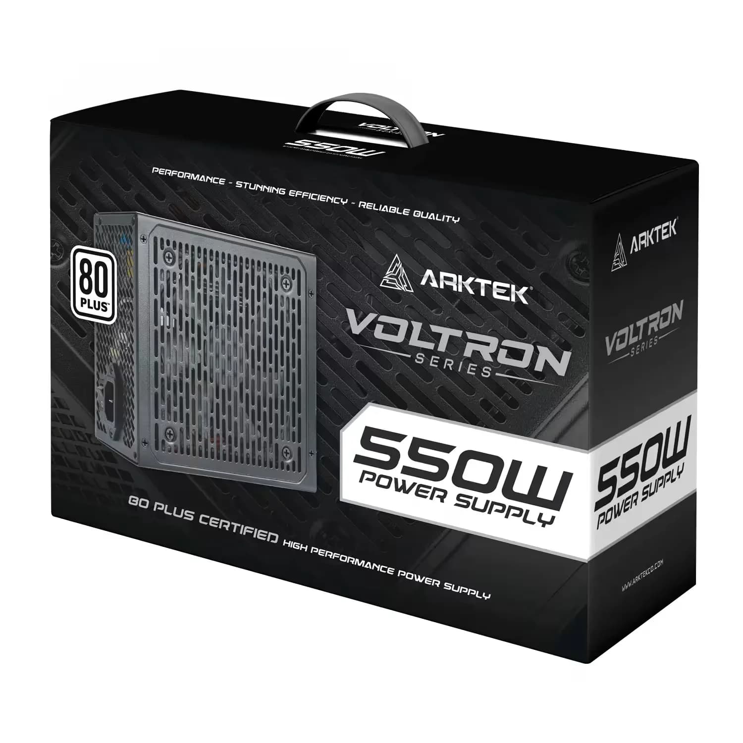 Arktek Fonte Arktek Voltron AK-ATX550WW ATX 500W 80 Plus White 220V - Branco