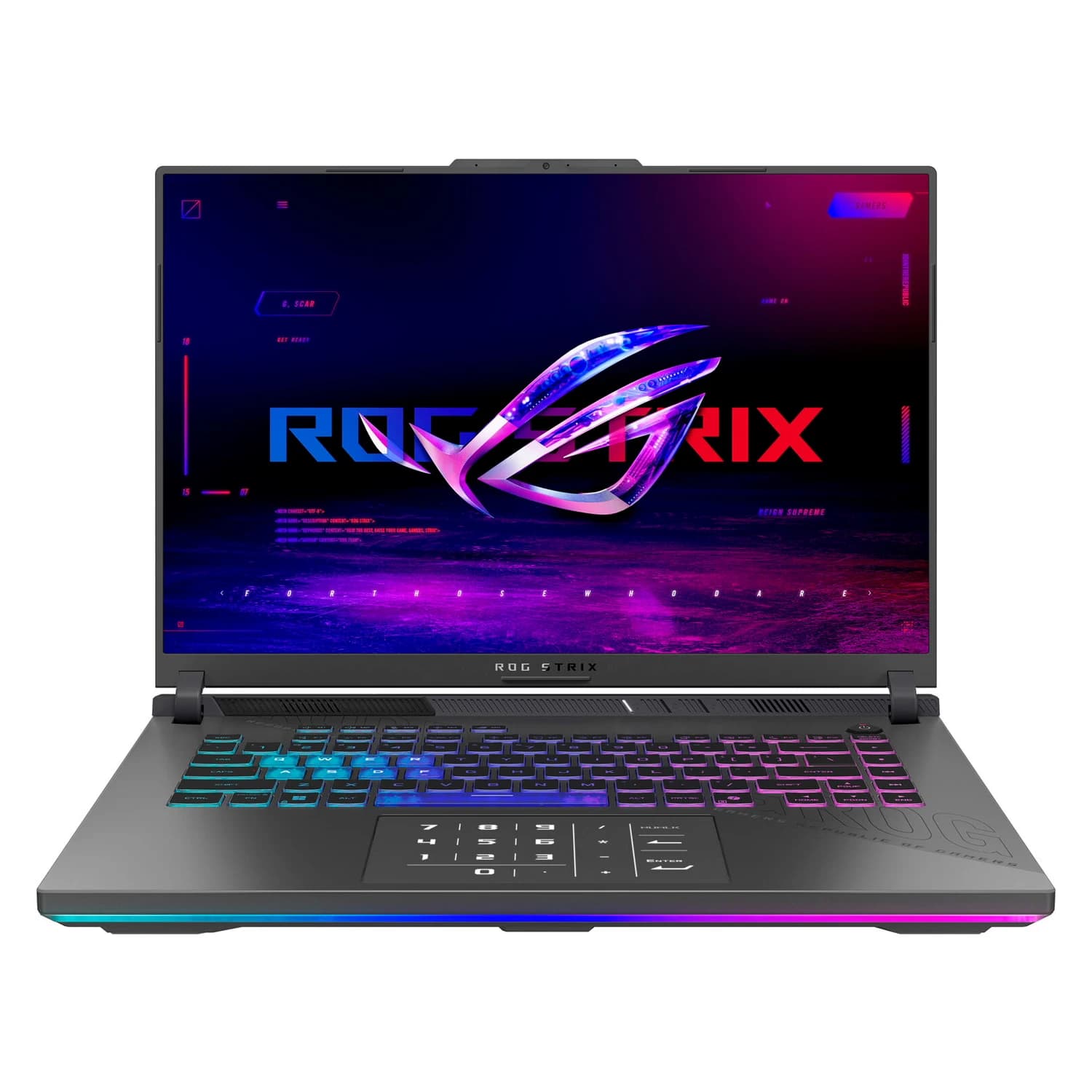 ASUS Notebook Asus ROG Strix G16 G614FP-DS96 AMD Ryzen 9-9955HX RTX 5070 32GB RAM 1TB SSD Tela 16" 2.5K Windows 11 Inglês Preto - G614FP-DS96