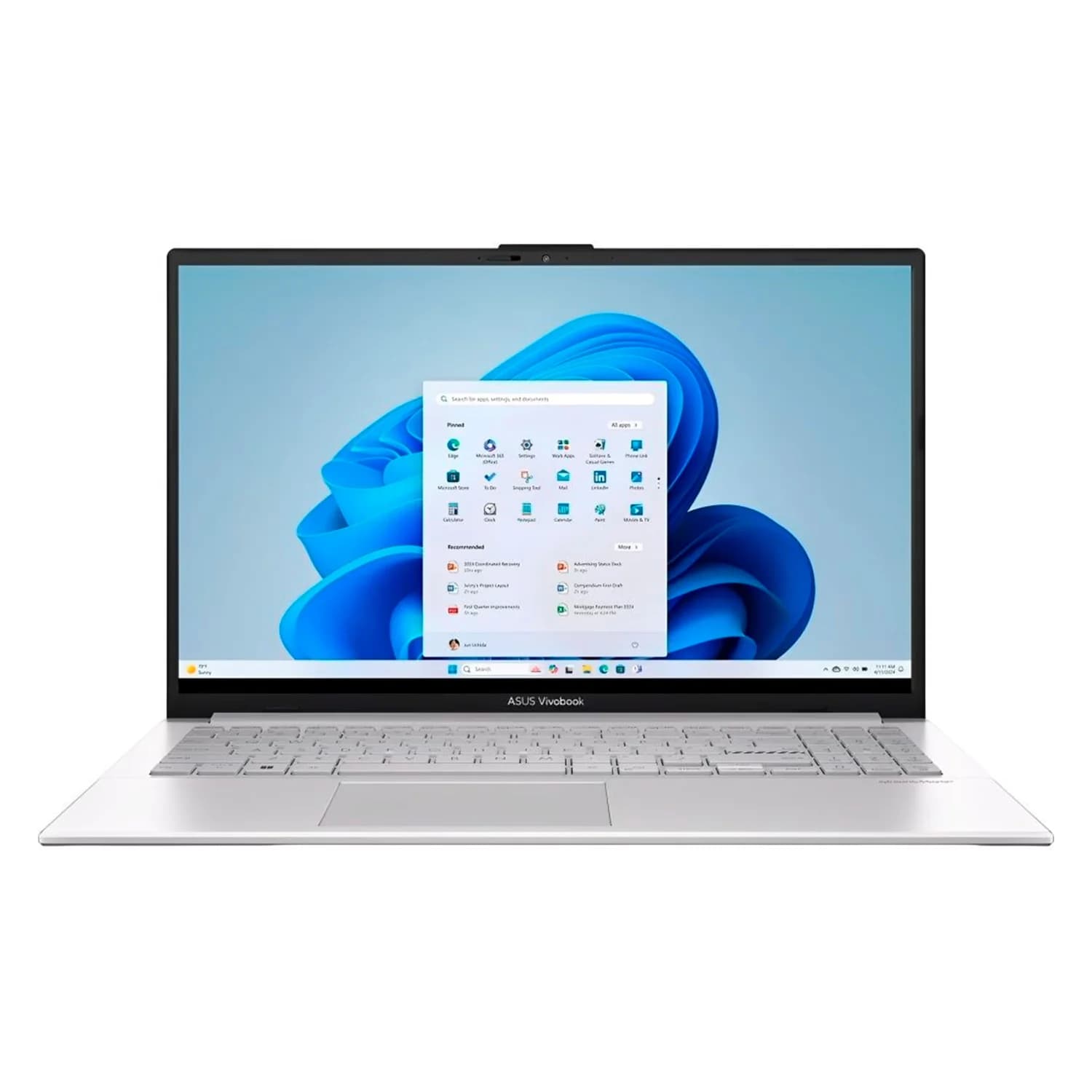 ASUS Notebook Asus Vivobook E1504GA-WS35 15.6" Intel Core i3-N305 256GB SSD 8GB RAM - Prata