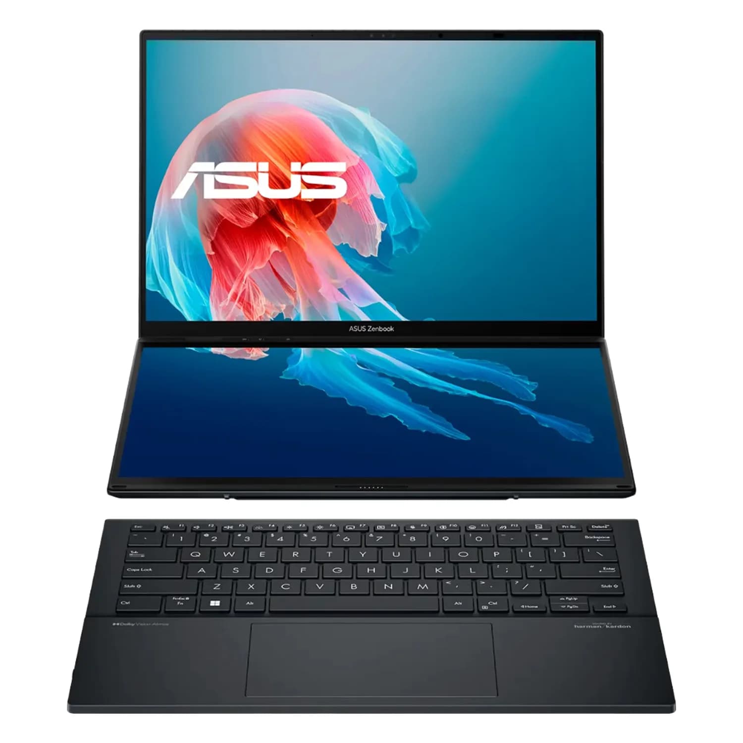 ASUS Notebook Asus Zenbook Duo UX8406CA-IS99T 14" Intel Core Ultra 9-285H 2TB SSD 32GB RAM - Cinza