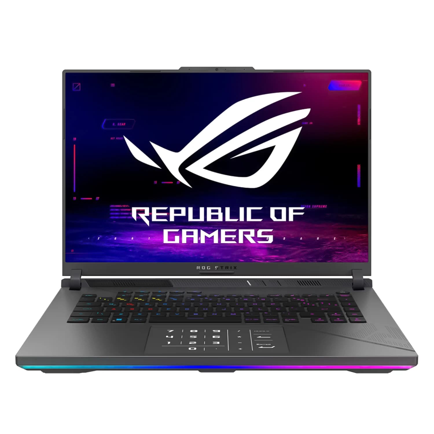 ASUS Notebook Gamer ASUS ROG Strix AMD Ryzen 9-9955HX RTX 5070 8GB 16GB RAM 1TB SSD Tela 16" Windows 11 Inglês Cinza - G614FP-RV010W