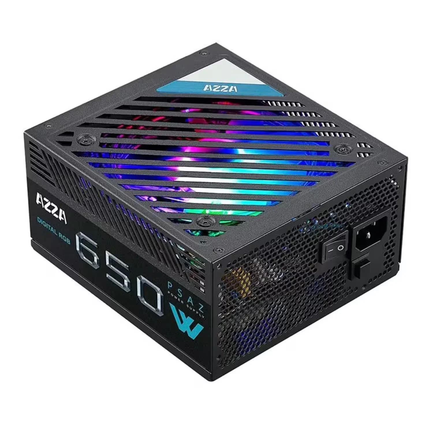 Azza Fonte Azza ATX 650W / 80Plus / Bronze / ARGB
