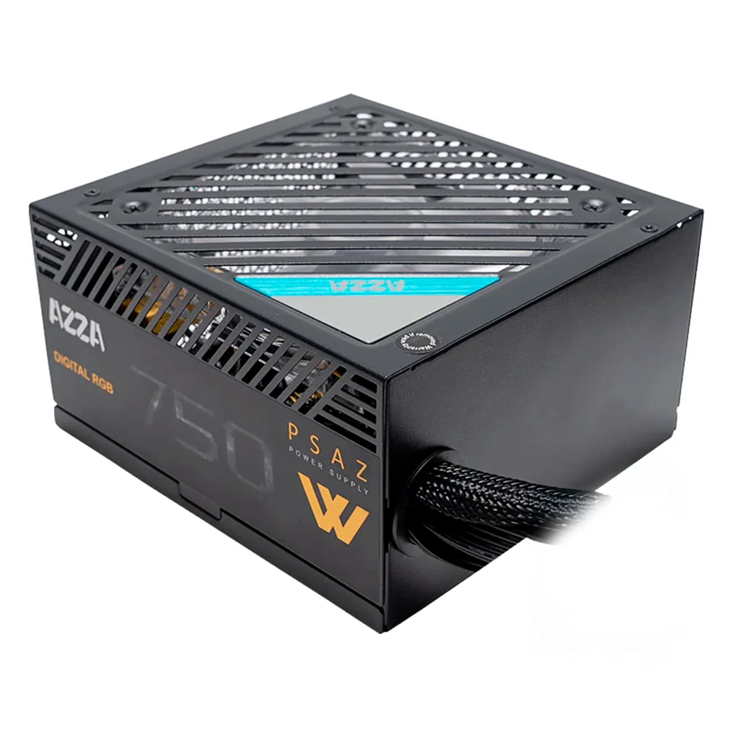Azza Fonte Azza ATX 750W 80 Plus Bronze ARGB PSAZ-750W - Preto
