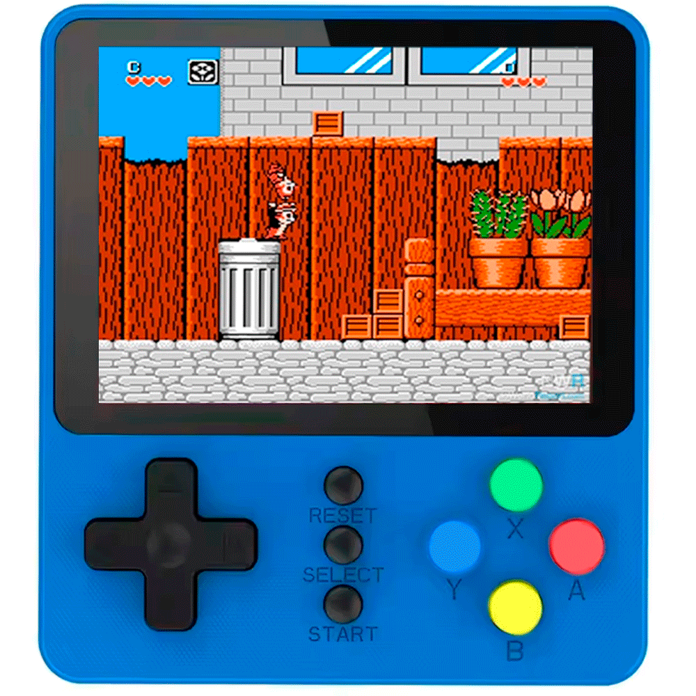 Console Portátil Game Boy Game Box K5 Plus + Controle 500 Jogos Tela 3.0 - Azul - Roma Shopping - Seu Destino para Compras no Paraguai