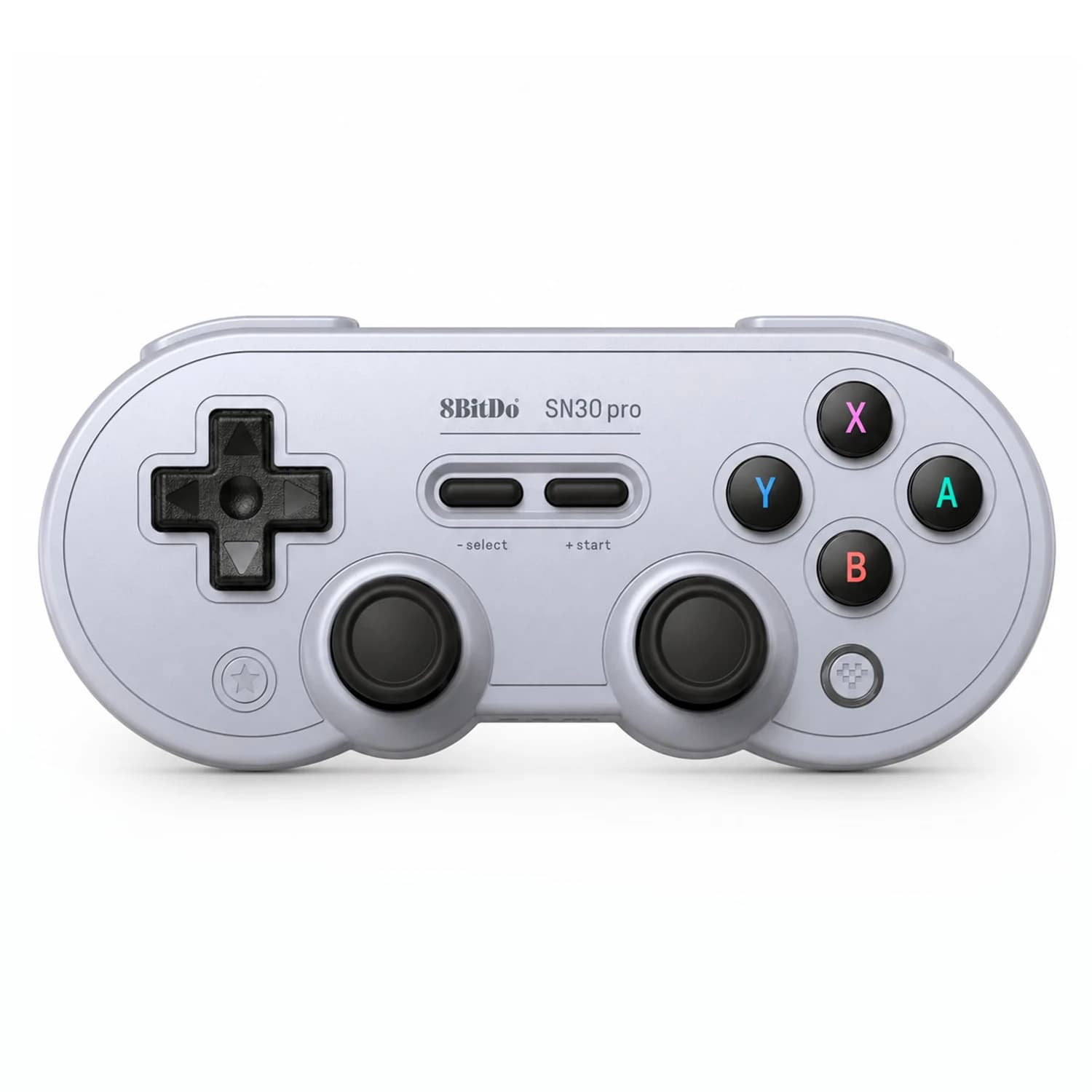 Controle 8BitDo SN30 Pro 80DM02 Sem Fio para Nintendo Switch / Windows / Android / Steam - Cinza