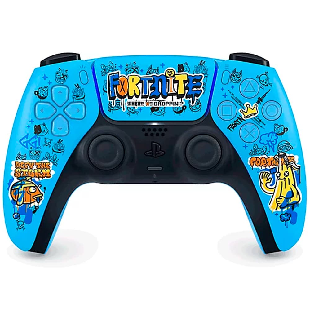 Controle Sony PlayStation 5 DualSense Wireless Fortnite Azul - CFI-ZCT1W - Roma Shopping - Seu Destino para Compras no Paraguai