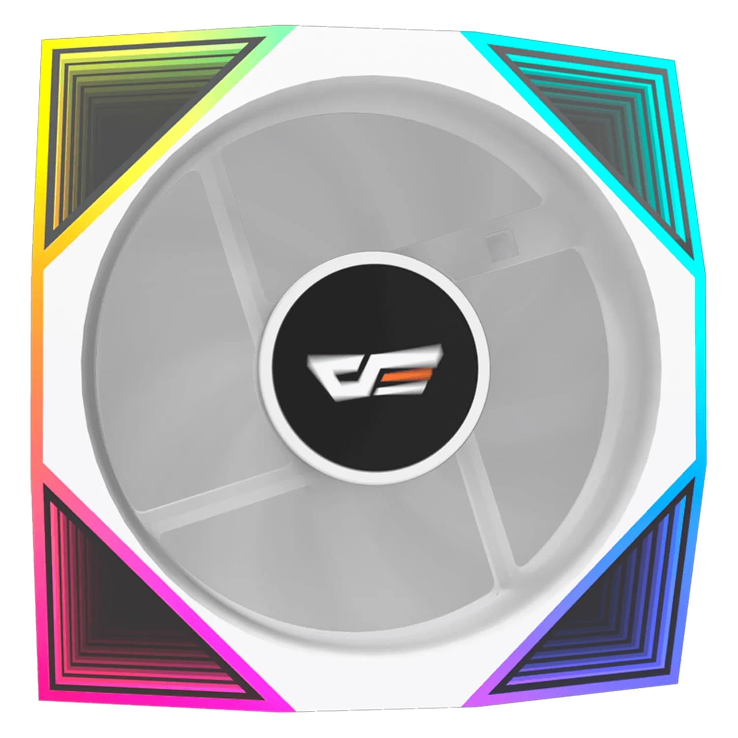 Acessório · Cooler Fan para Gabinete darkFlash DM18 Single ARGB - Branco