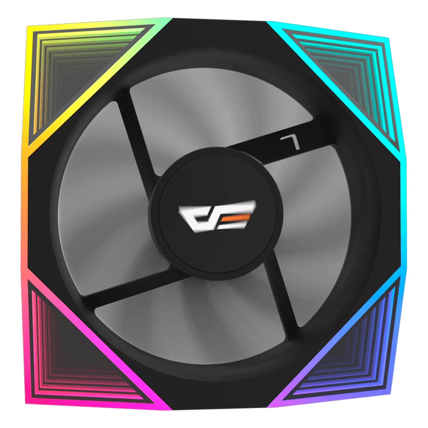 Acessório · Cooler Fan para Gabinete darkFlash DM18 Single ARGB - Preto
