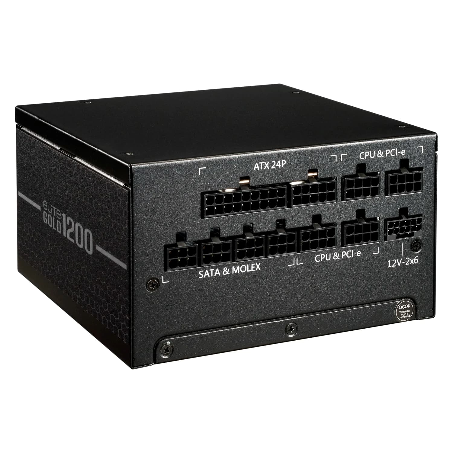 Cooler Master Fonte Cooler Master Elite MPW-C001-AFAG-BUS ATX 1200W 80Plus Gold - Preto