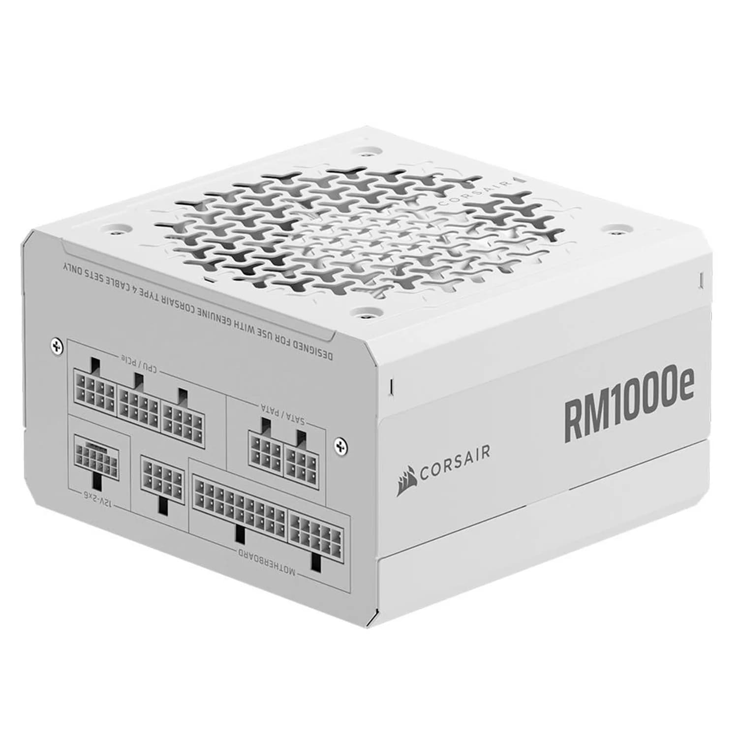 Corsair Fonte Corsair RM1000e CP-9020294-NA ATX 1000W 80 Plus Gold Full Modular - Branco