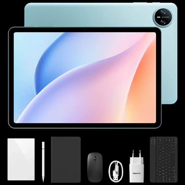 Doogee Tablet DOOGEE Tab A9 VIP Edition Agile 64GB 3GB RAM de 10.1" 8MP 5MP + Teclado Inglês + Capinha Cinza