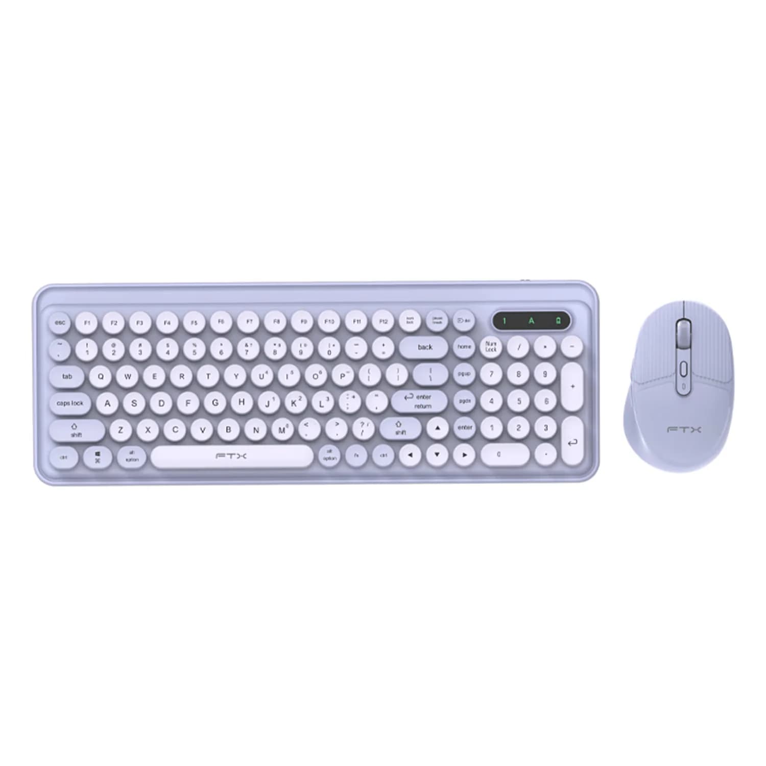 Ftx Kit Teclado e Mouse FTX FTXGK02 Sem Fio Espanhol - Roxo
