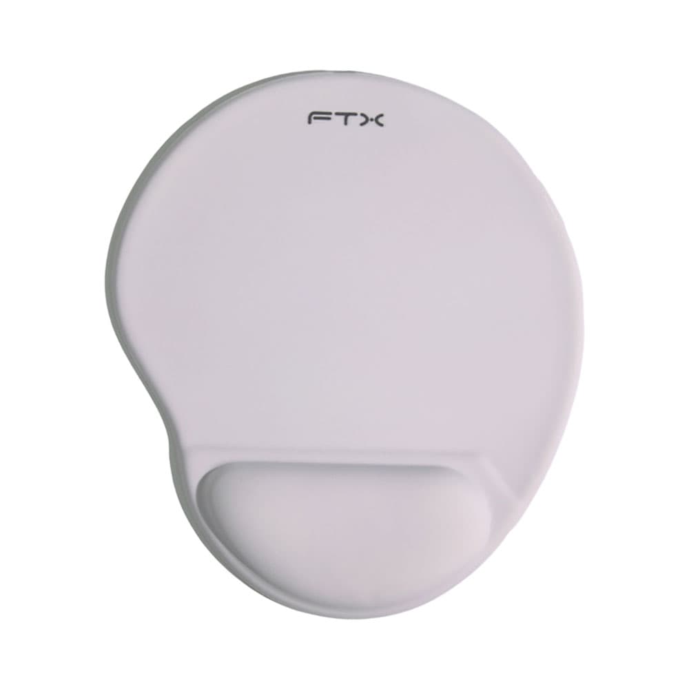 Ftx Mouse Pad Ftx Ftxmpg01 Wh 31 X27 Cm Con Apoyo De Muñeca White