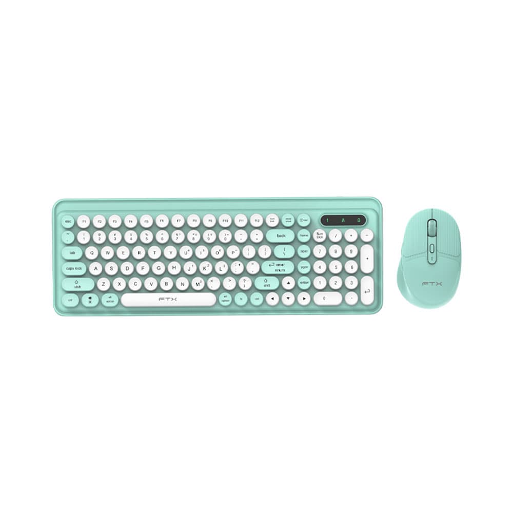 Ftx Teclado Con Mouse Ftx Ftxgk02 Wireless Dual Mode Green