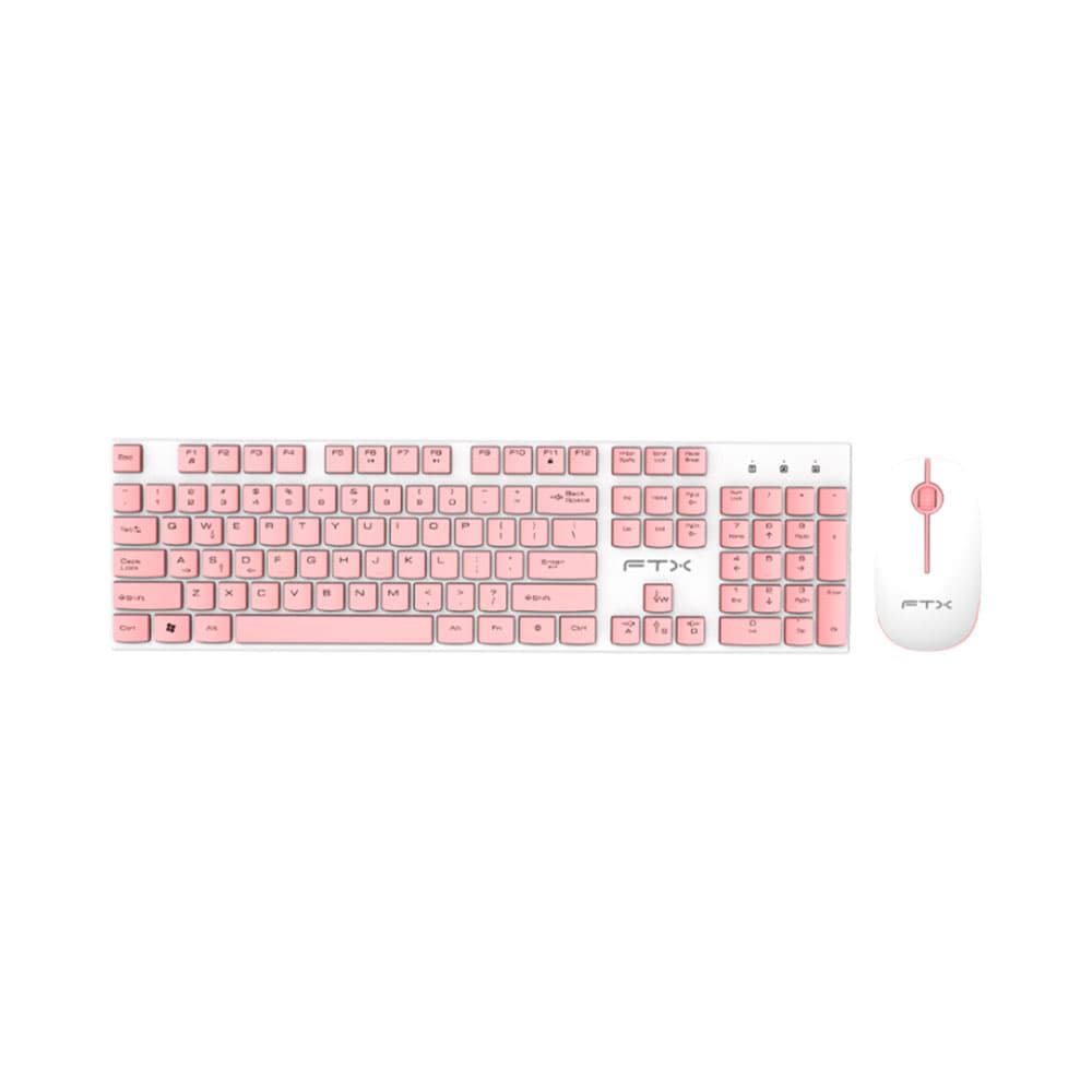 Ftx Teclado Con Mouse Ftx Ftxgk600 Wireless Pink