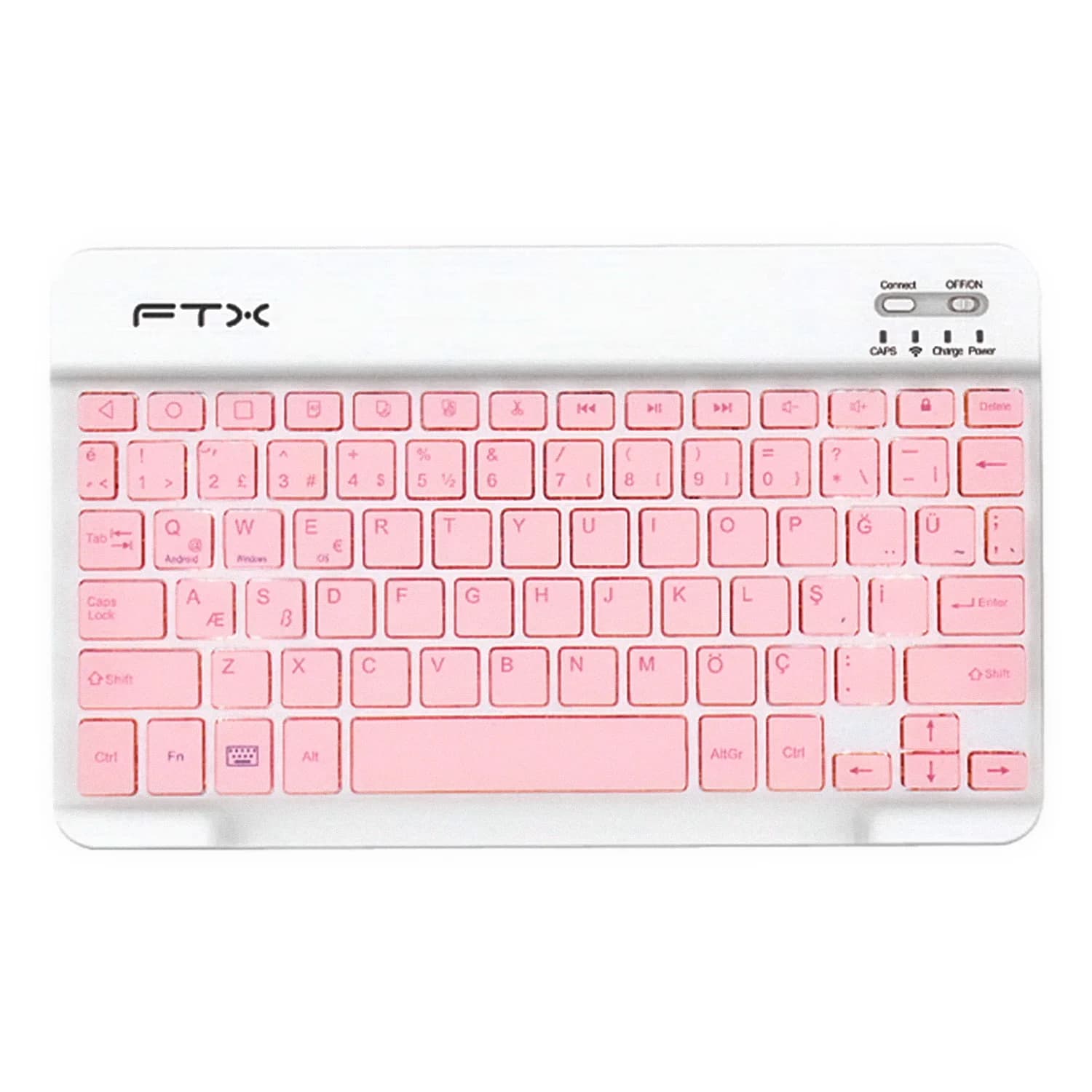 Ftx Teclado FTX FTXB09 Bluetooth Espanhol - Rosa