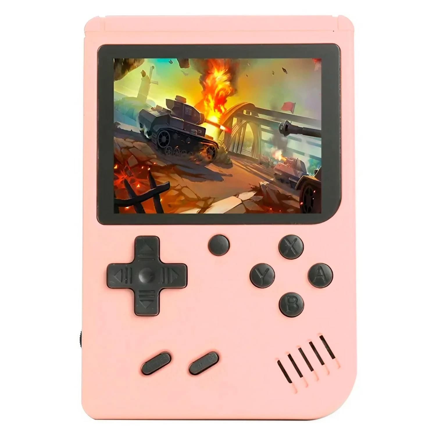 Game-Box Console Portátil Game Boy Game Box Plus 500 Jogos + Controle - Rosa