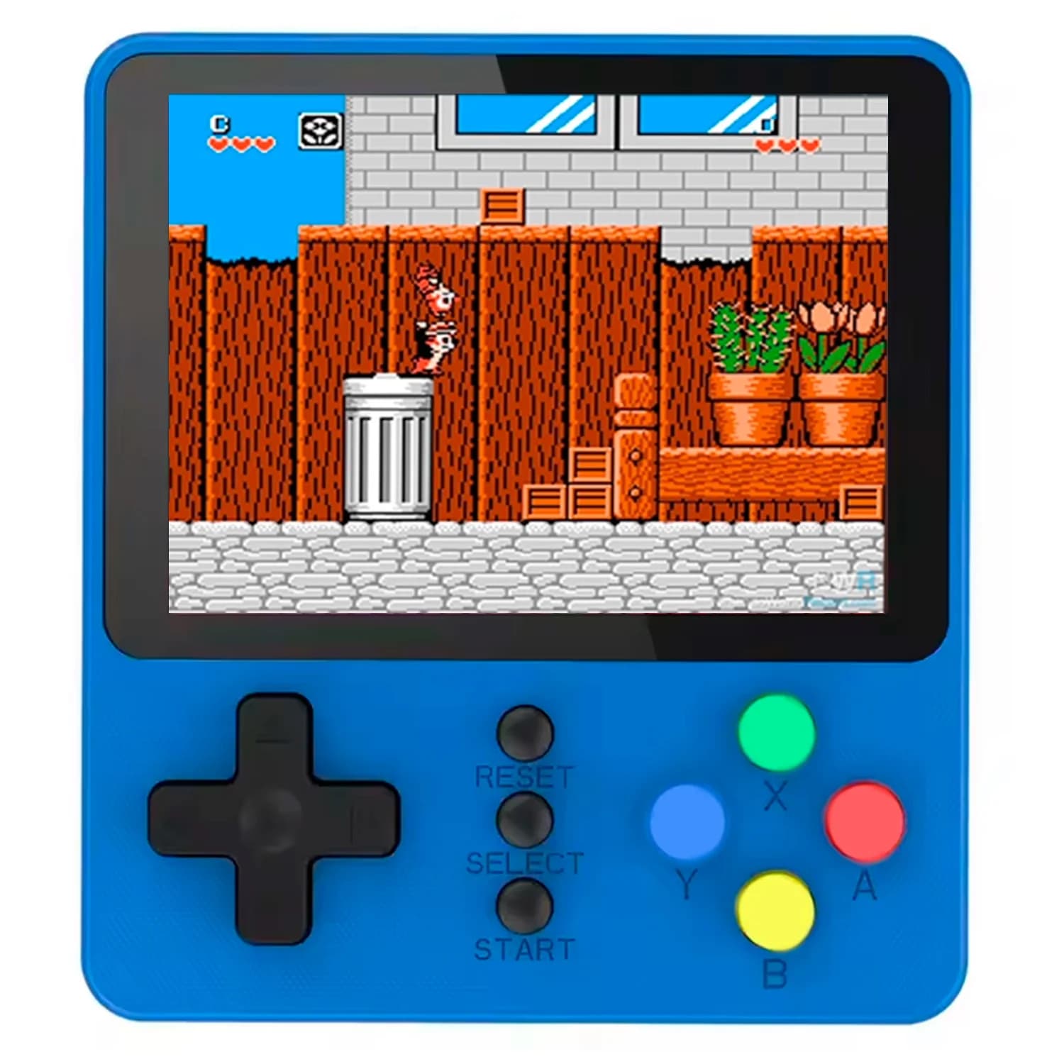 Game-Box Console Portátil Game Boy Game Box Plus K5 500 Jogos + Controle - Azul