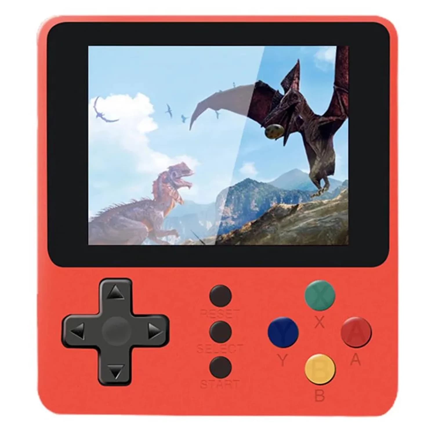 Game-Box Console Portátil Game Boy Game Box Plus K5 500 Jogos + Controle - Vermelho
