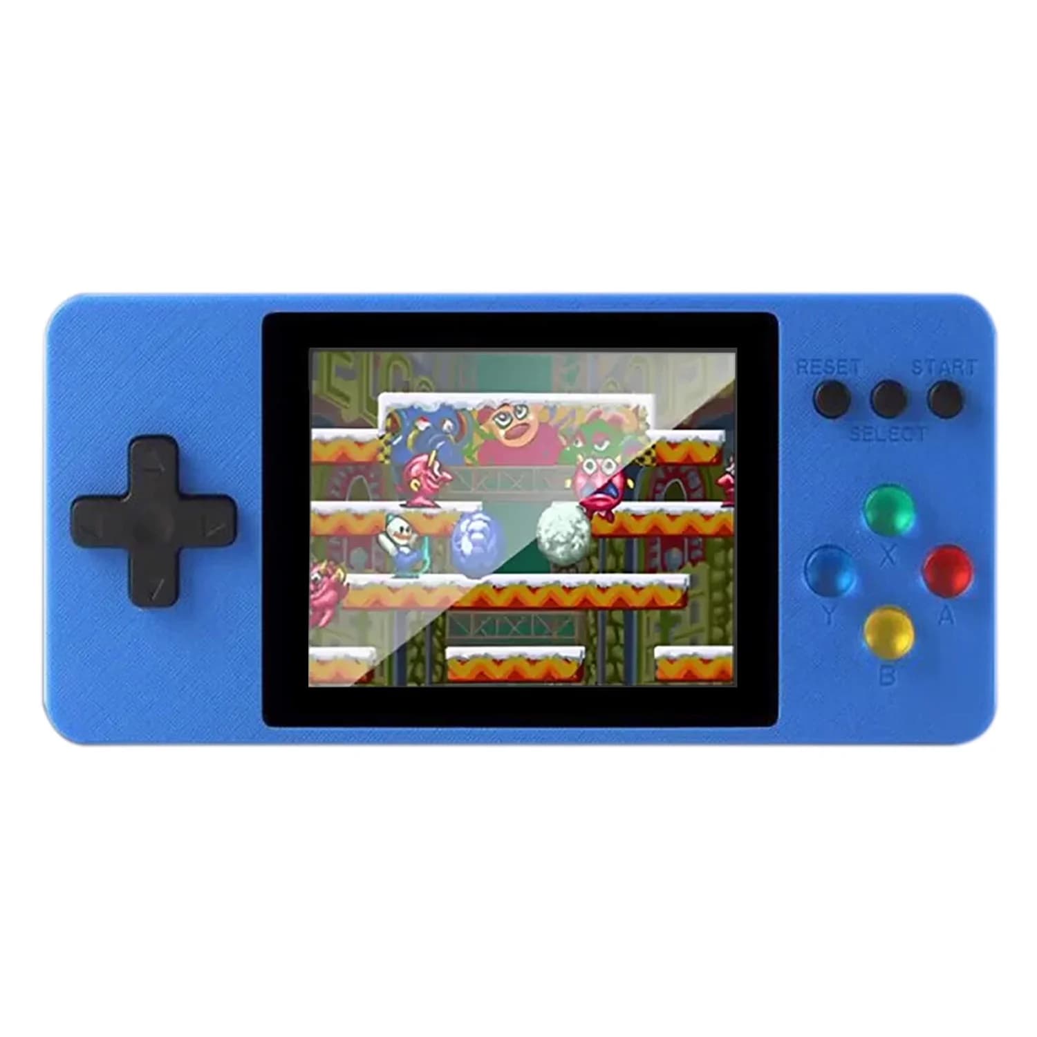 Game-Box Console Portátil Game Boy Game Box Plus K8 500 Jogos + Controle - Azul