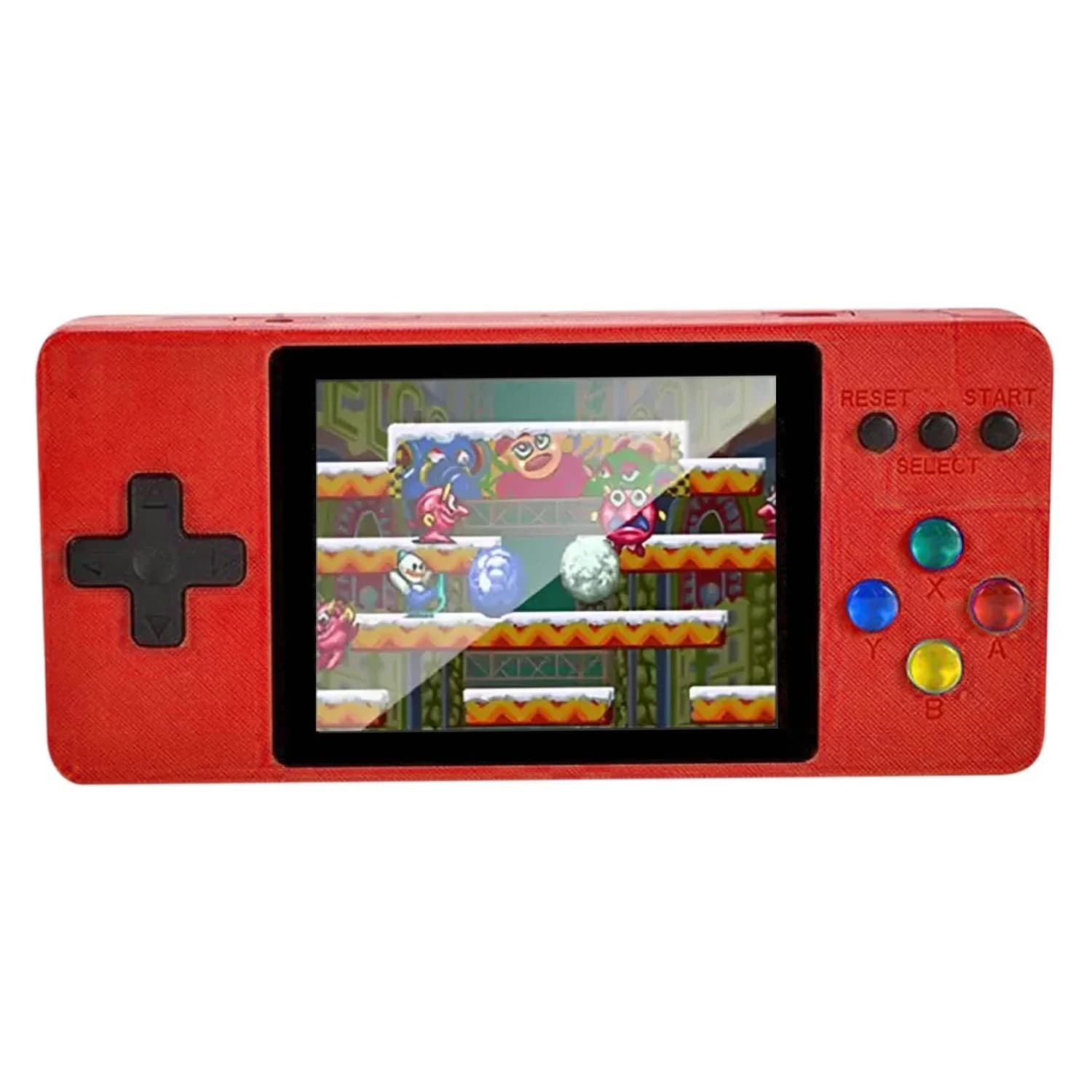 Game-Box Console Portátil Game Boy Game Box Plus K8 500 Jogos + Controle - Vermelho