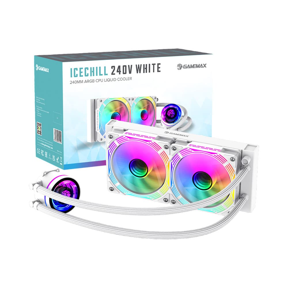 Acessório · Gamemax Cooler Liquido Gamemax Icechill Argb Branco
