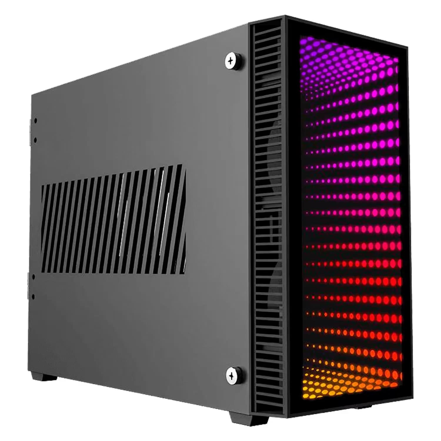 Acessório · Gamemax Gabinete Gamer Gamemax Abyss ITX ARGB - Preto
