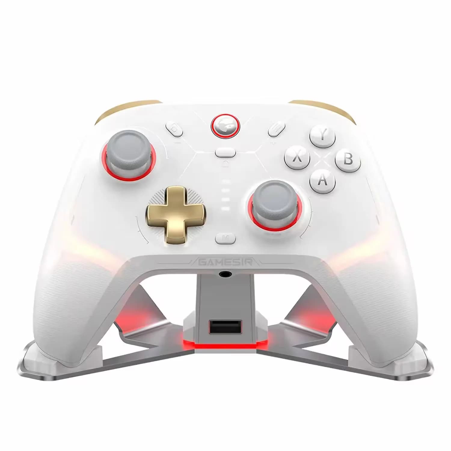 Gamesir Controle Gamesir Cyclone 2 Sem Fio para Nintendo Switch com Estação de Carregamento - Branco