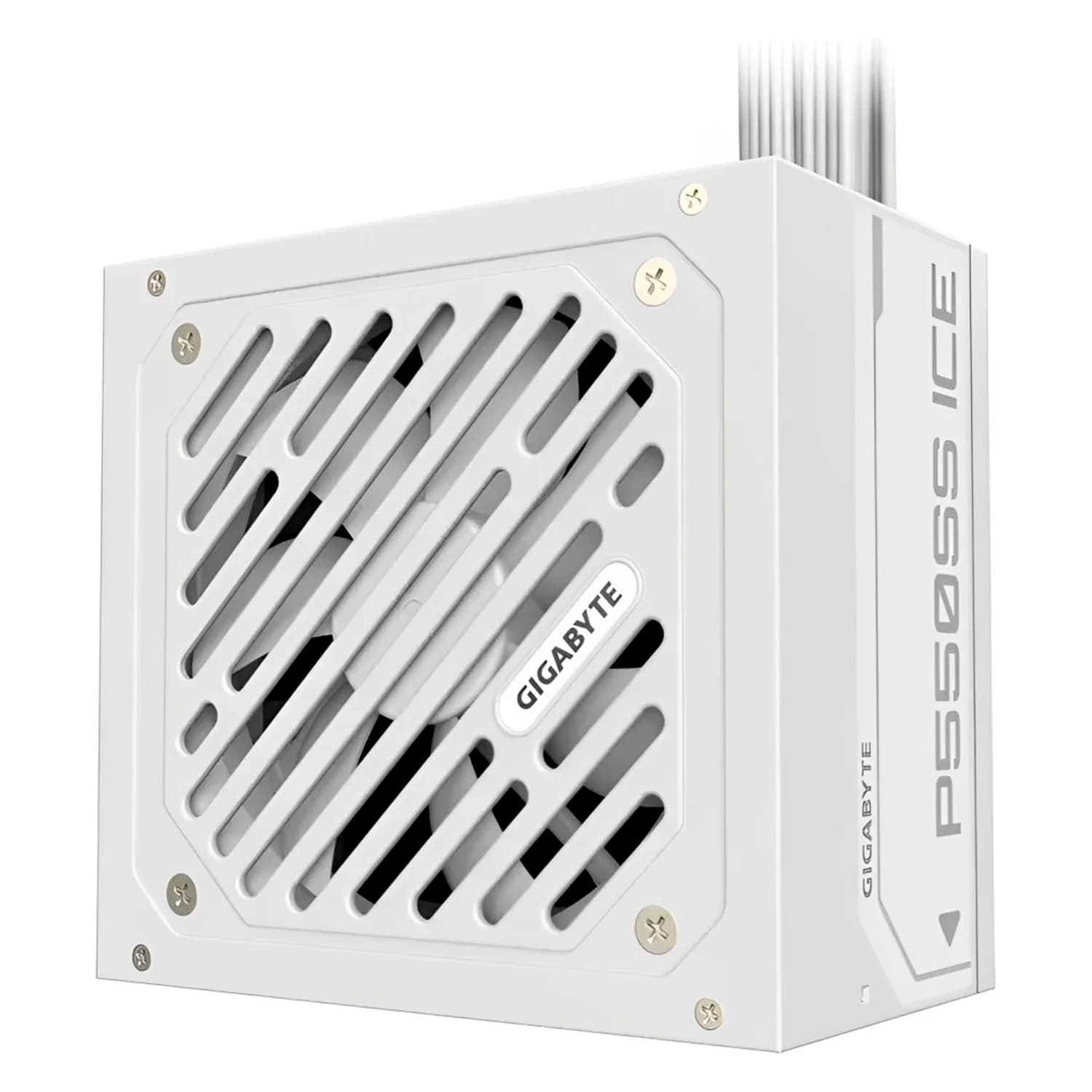 Gigabyte Fonte Gigabyte GP-P550SS Ice ATX 550W 80 Plus Silver PFC Ativo - Branco