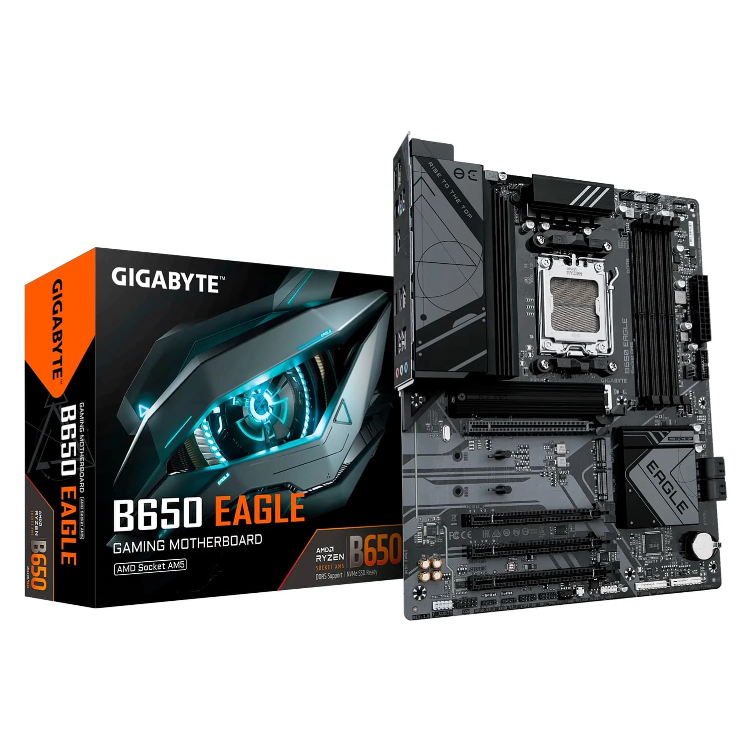 Gigabyte Placa Mãe Gigabyte B650 Eagle DDR5 Socket AM5 Chipset AMD B650 ATX