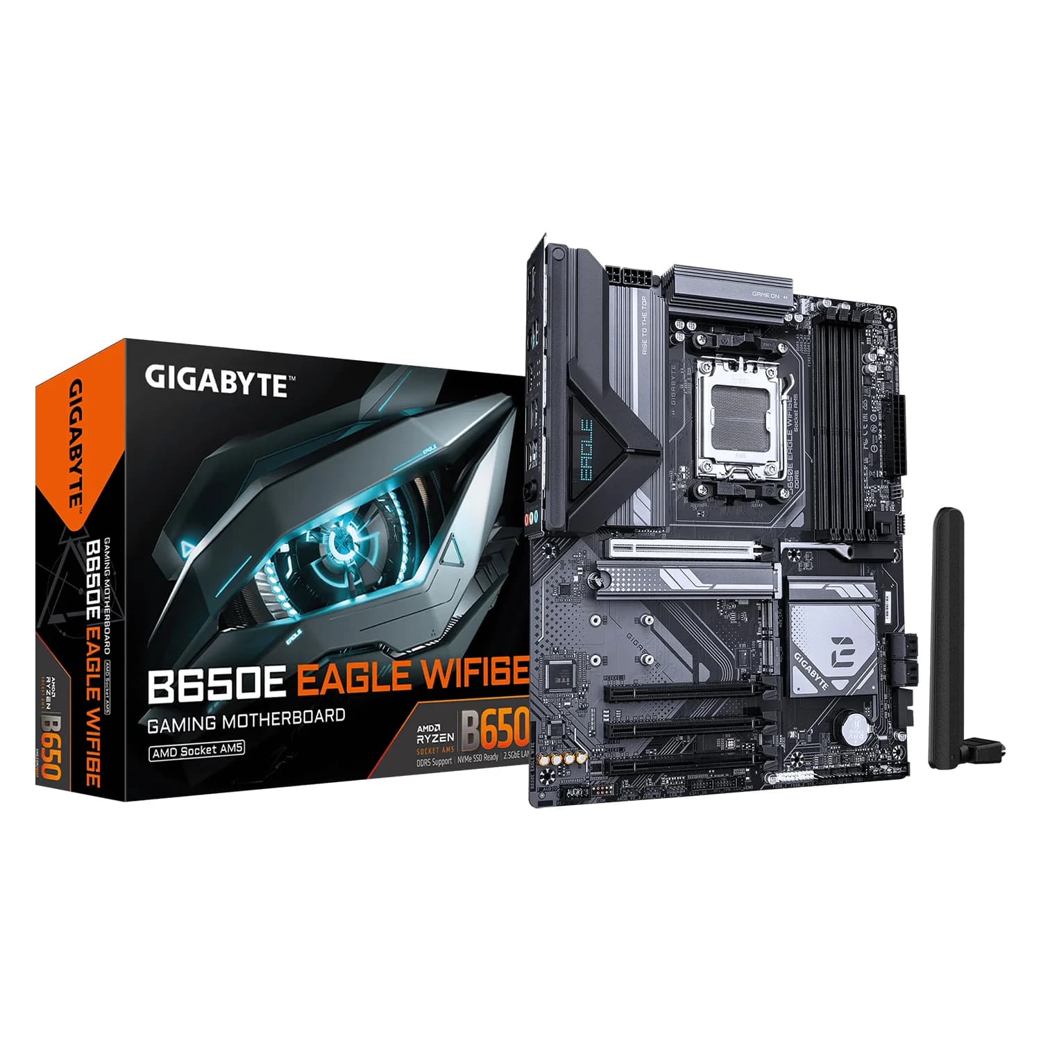 Gigabyte Placa Mãe Gigabyte B650E Eagle WiFi6E DDR5 Socket AM5 Chipset B650 ATX
