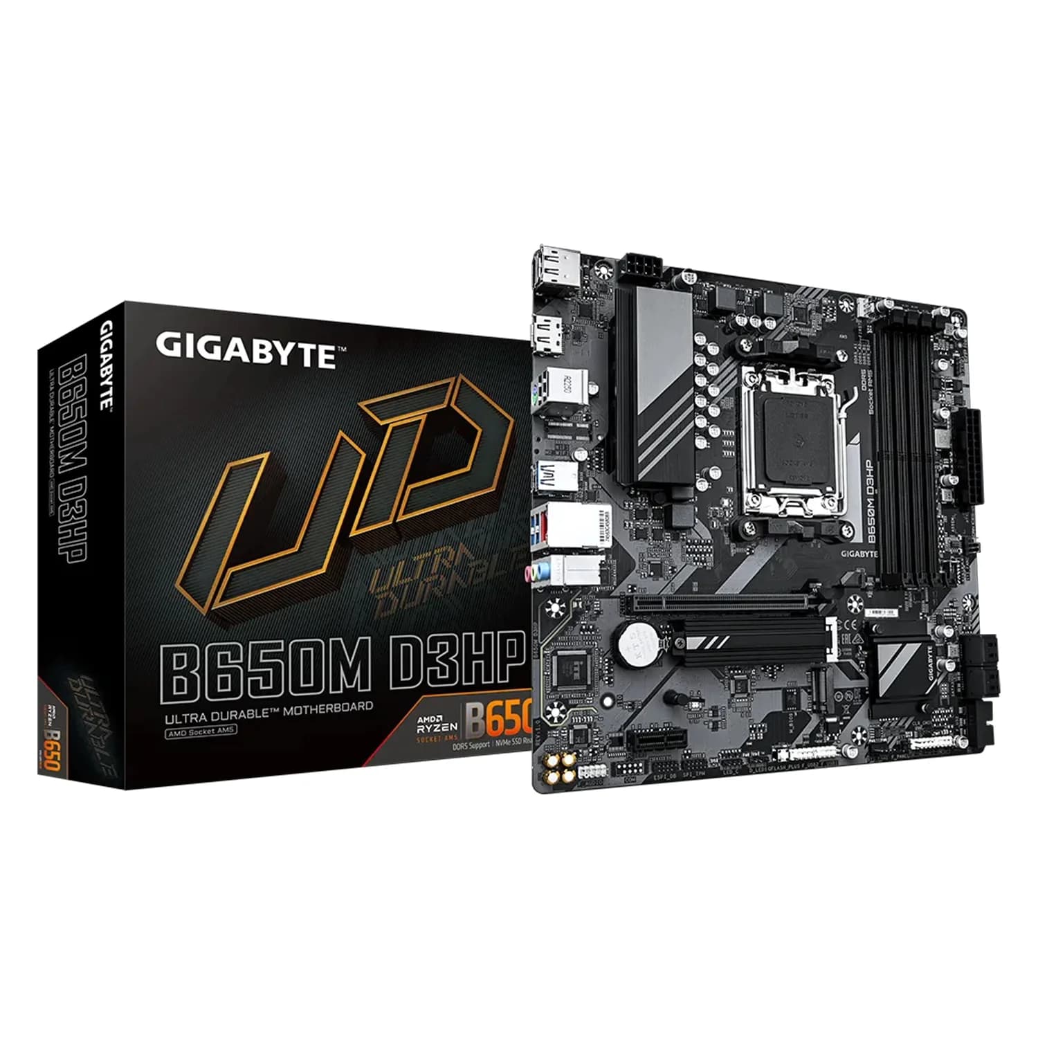 Gigabyte Placa Mãe Gigabyte B650M D3HP DDR5 Socket AM5 Chipset AMD B650 Micro ATX