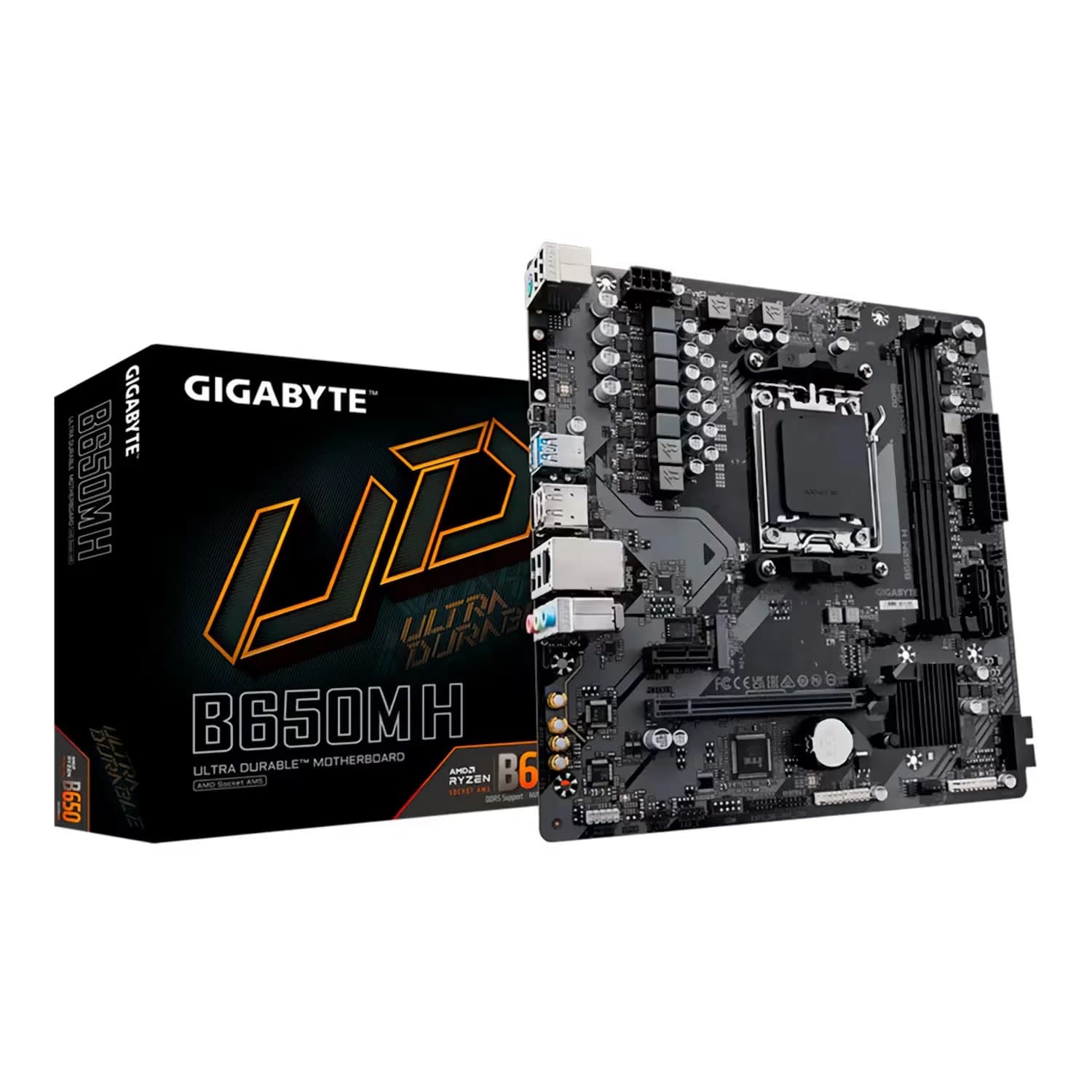 Gigabyte Placa Mãe Gigabyte B650M H Socket AM5 Chipset AMD B650 DDR5 Micro ATX