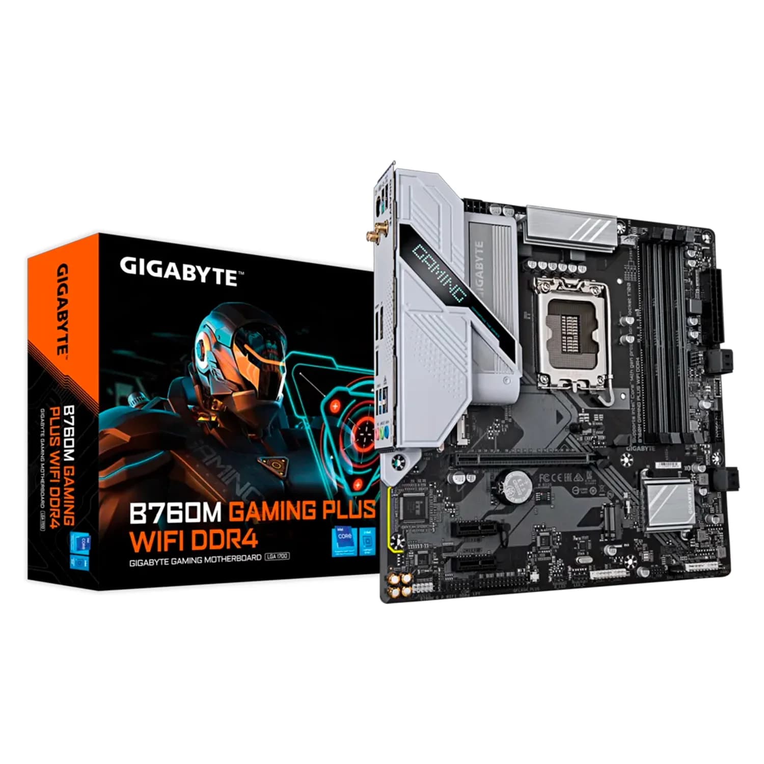Gigabyte Placa Mãe Gigabyte B760M Gaming Plus WiFi DDR4 Socket LGA 1700 Chipset Intel B760 Micro ATX