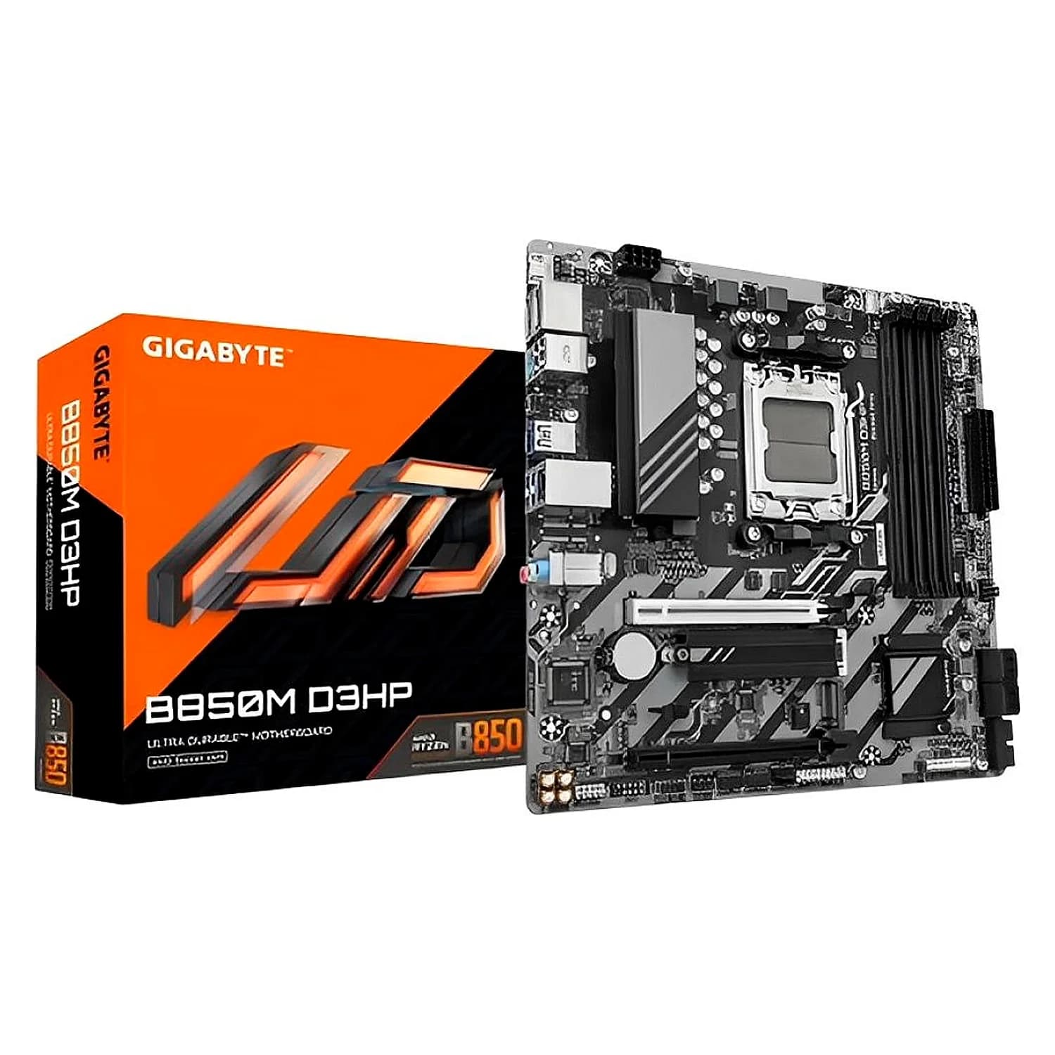 Gigabyte Placa Mãe Gigabyte B850M D3HP DDR5 Socket AM5 Chipset AMD B850 Micro ATX