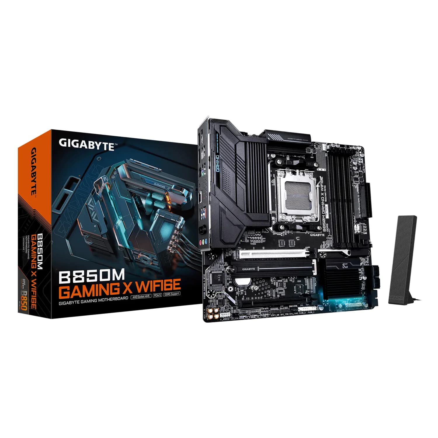 Gigabyte Placa Mãe Gigabyte B850M Gaming X WiFi 6E DDR5 Socket AM5 Chipset AMD B850 Micro ATX