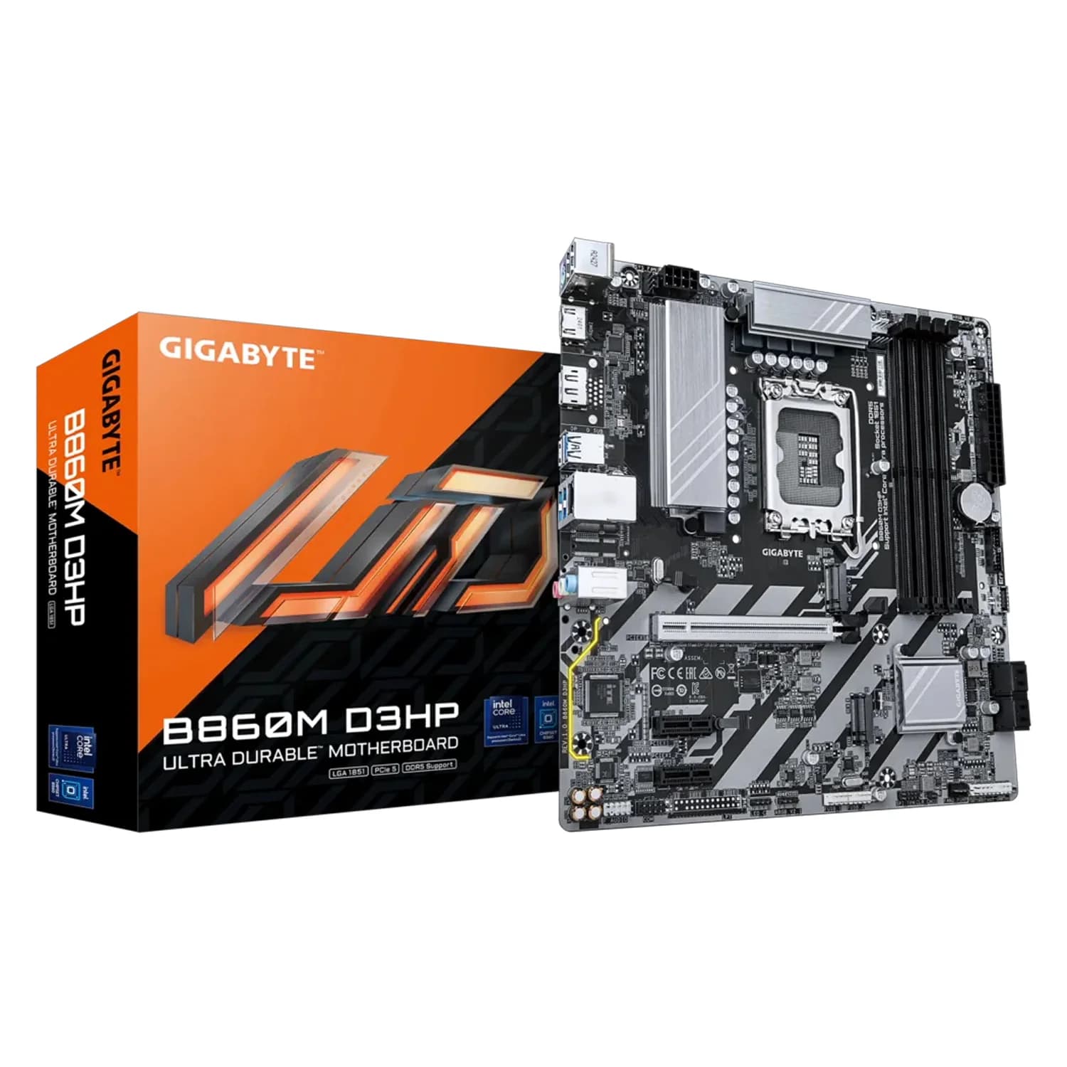 Gigabyte Placa Mãe Gigabyte B860M D3HP DDR5 Socket LGA 1851 Chipset Intel B860 Micro ATX