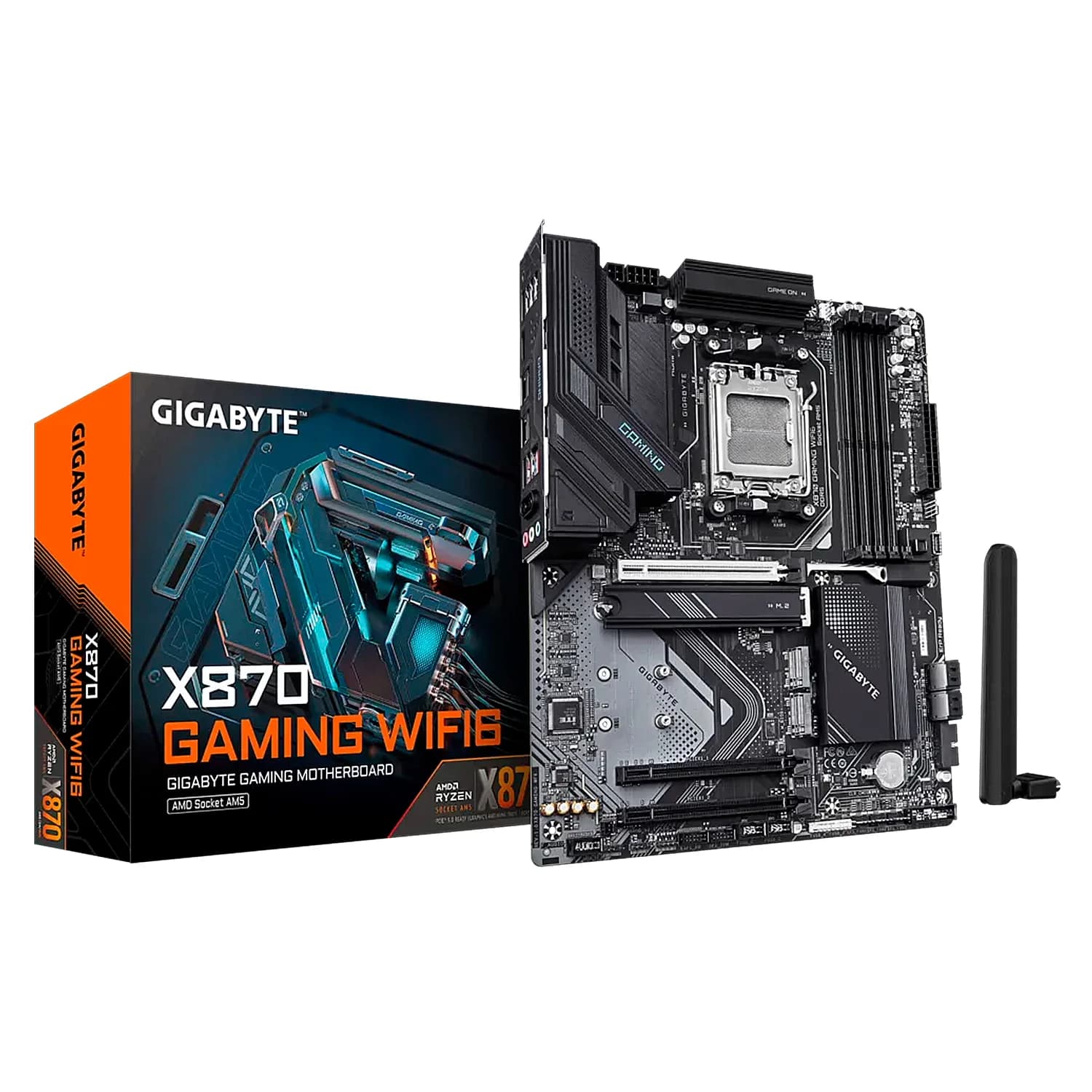 Gigabyte Placa Mãe Gigabyte X870 Gaming WiFi 6 DDR5 Socket AM5 Chipset AMD X870 ATX