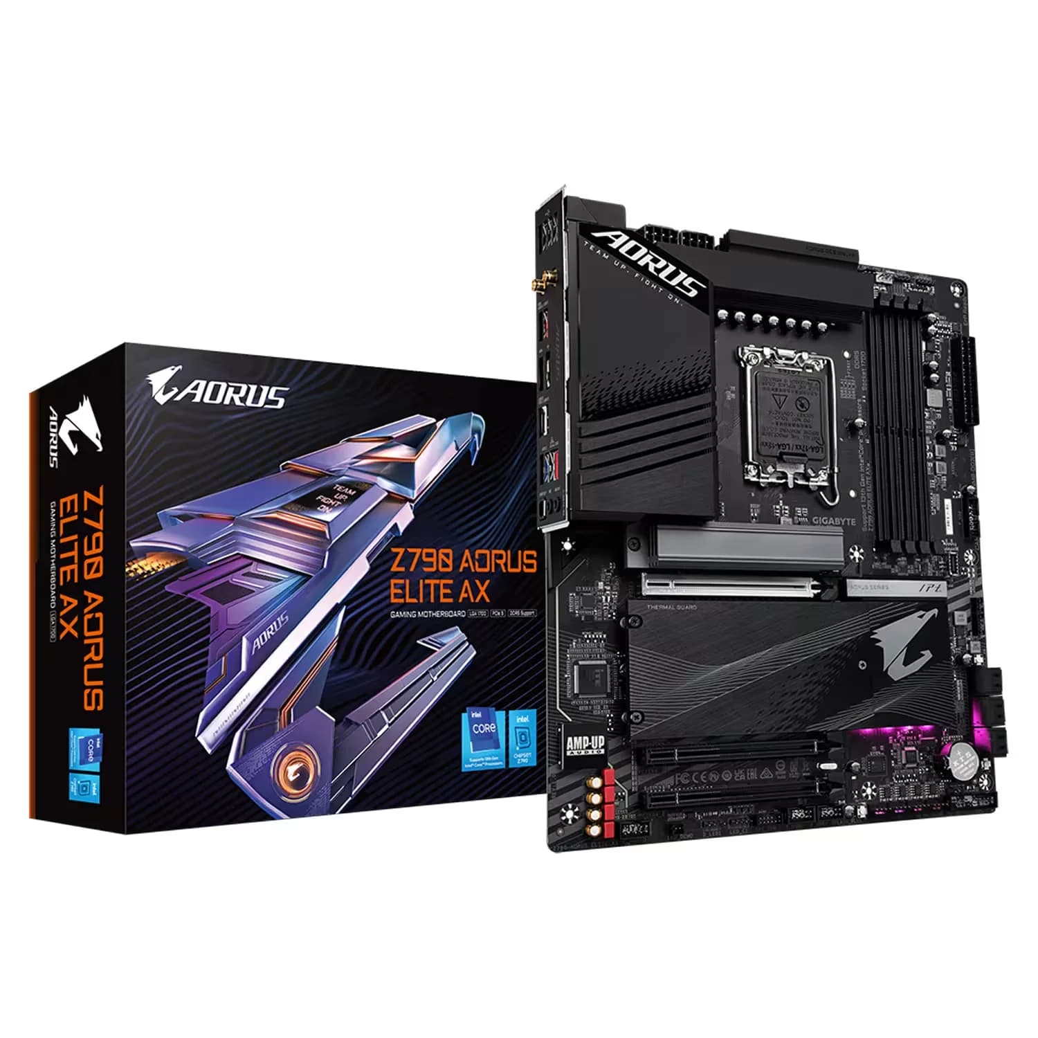 Gigabyte Placa Mãe Gigabyte Z790 Aorus Elite AX DDR5 Socket LGA 1700 Chipset Intel Z790 ATX