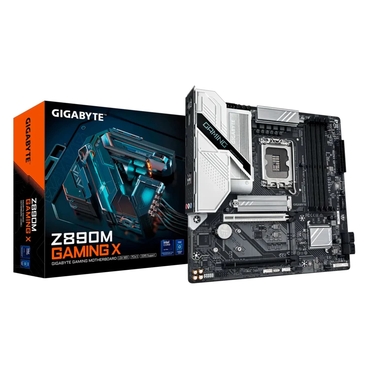 Gigabyte Placa Mãe Gigabyte Z890M Gaming X DDR5 Socket LGA 1851 Chipset Intel Z890 Micro ATX