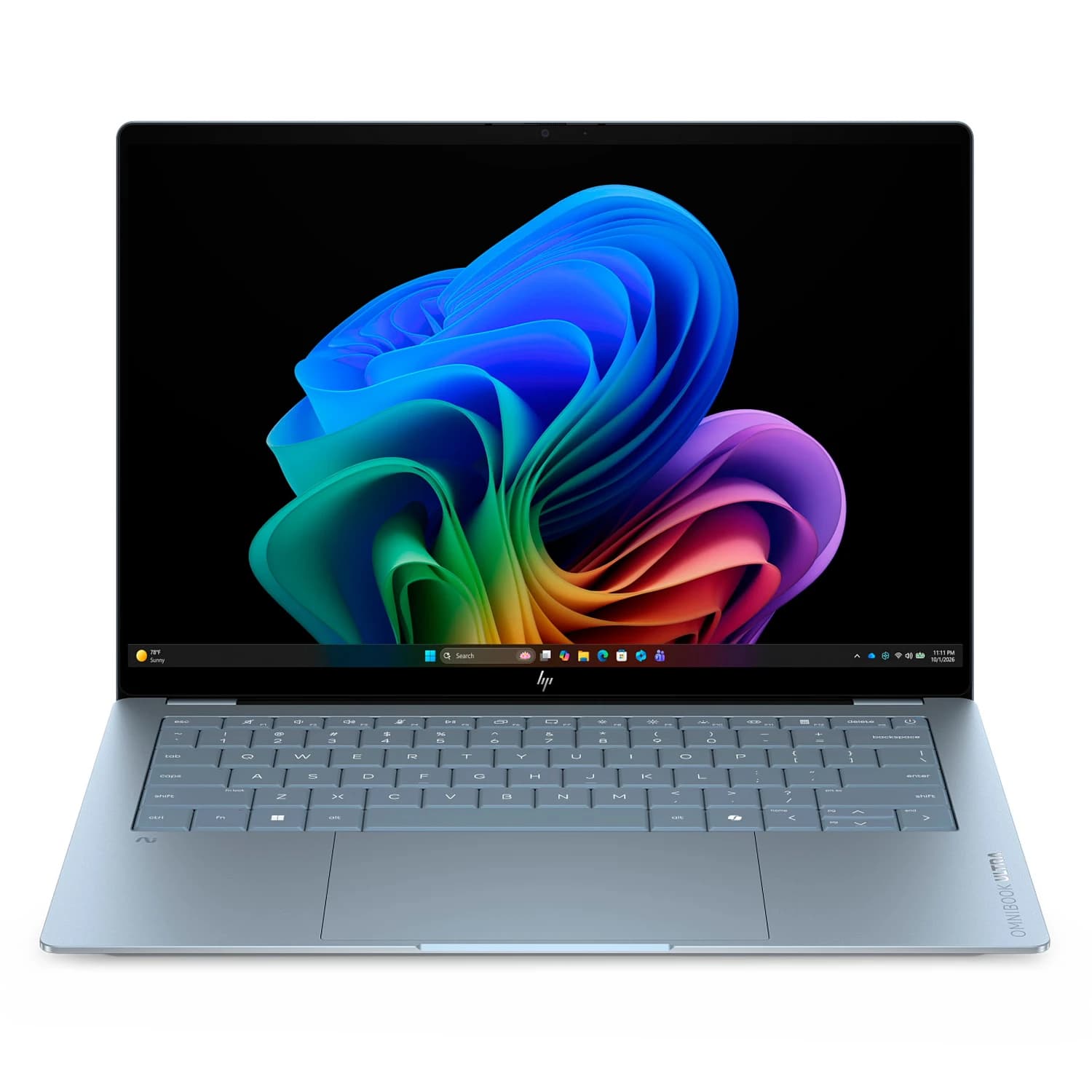 HP Notebook HP OmniBook Ultra Snapdragon X Elite 32GB RAM 1TB SSD Tela 14" 3K OLED Touch Windows 11 Azul - 14-KG0033DX