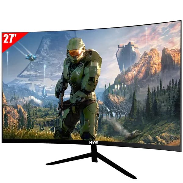 Acessório · Hye Monitor Curvo HYE HY27VIEW165 de 27" Full HD 165Hz 16:9 com DisplayPort HDMI